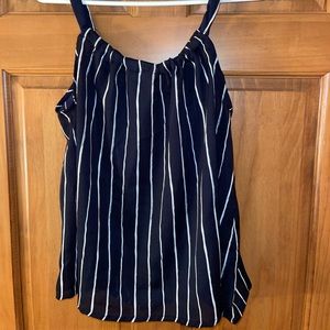 Hippie laundry striped navy tank top